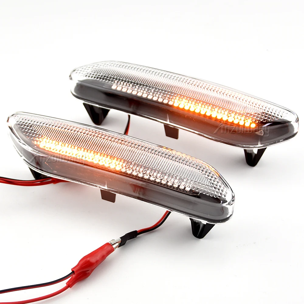 

2PCS LED Side Marker Lamp Turn Signal Dynamic Lights For MINI R60 COUNTRYMAN (2010 - 2017) R61 PACEMAN (2012 - 2017)