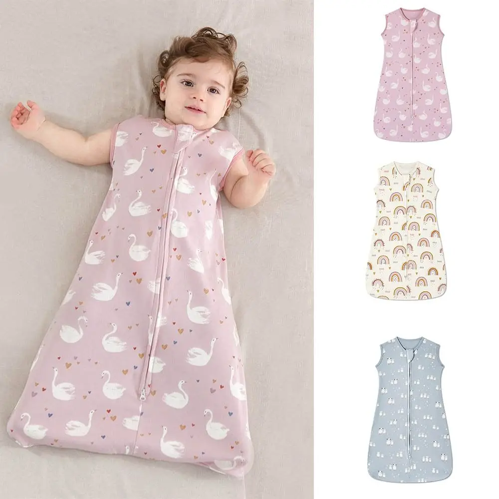 

Cotton Baby Sleeping Bag Thin Anti-Kicking Cocoon Baby Sleep Sack Soft Sleeveless Newborn Swaddle Blanket Sleep Sack Bedding