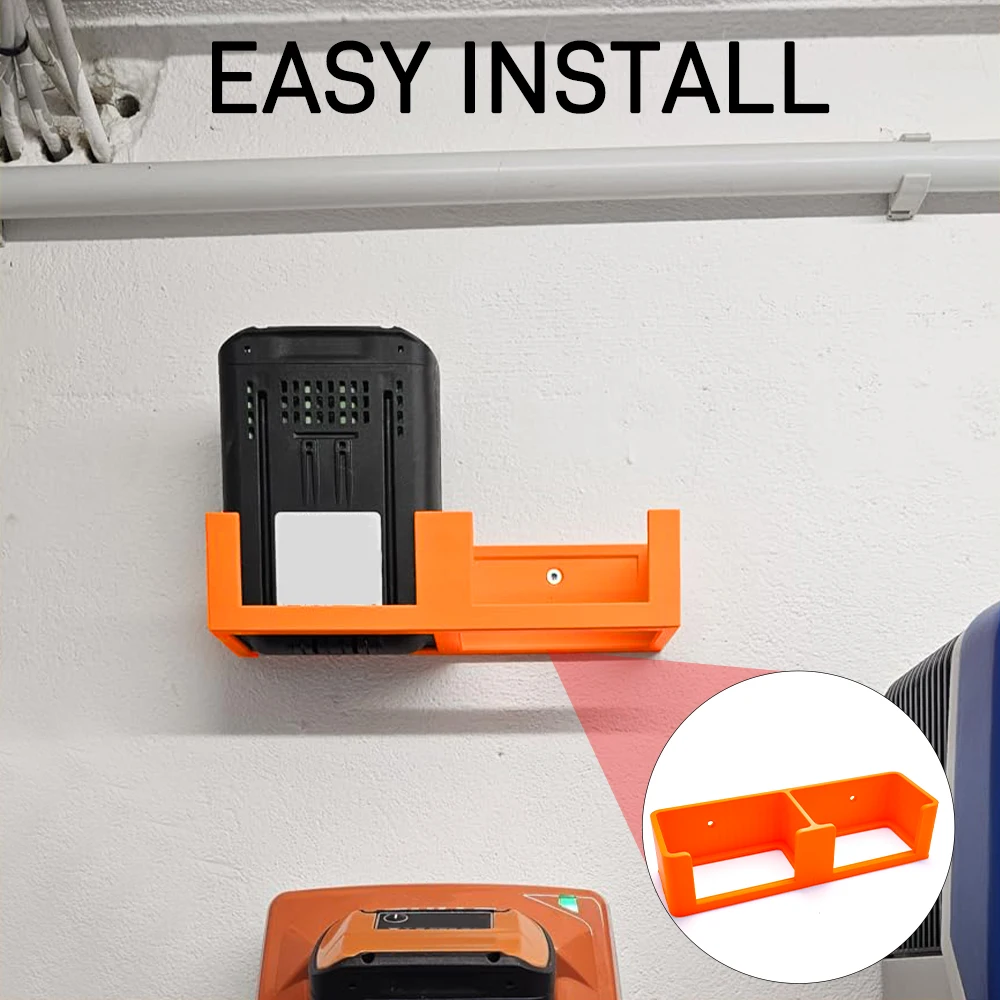 حامل بطارية لبطاريتين Stihl AP AP100 AP200 AP300s AP500 AP500s حامل بطارية مثبت على الحائط #3