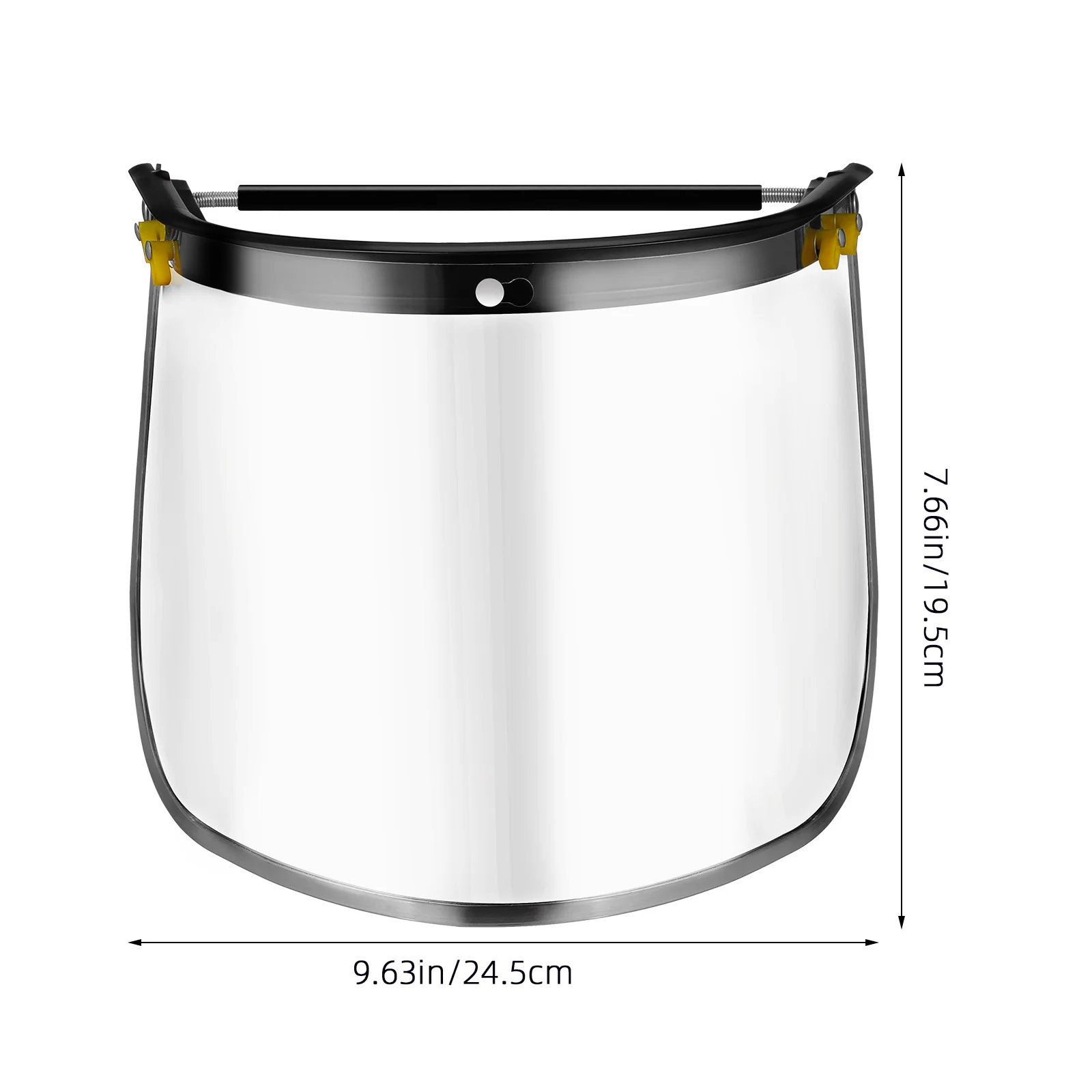 Anti Splash Safety Mask for Woodworking Welding Protection PVC Shields Durable Lightweight Facial Hard Hat