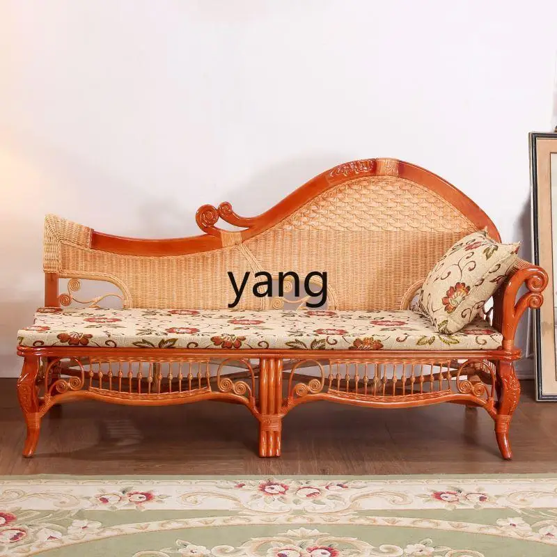 

LH chaise longue rattan single simple chaise longue