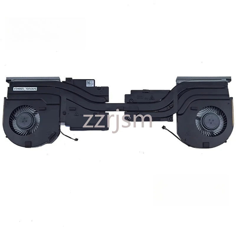 

Новый оригинальный охлаждающий вентилятор для ноутбука, процессора и графического процессора с радиатором для Dell 7750 7760 020V3G