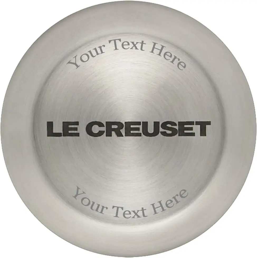 

Enameled Cast Iron Signature Round Dutch Oven with Personalized Knob Engraving, 5.5 qt.