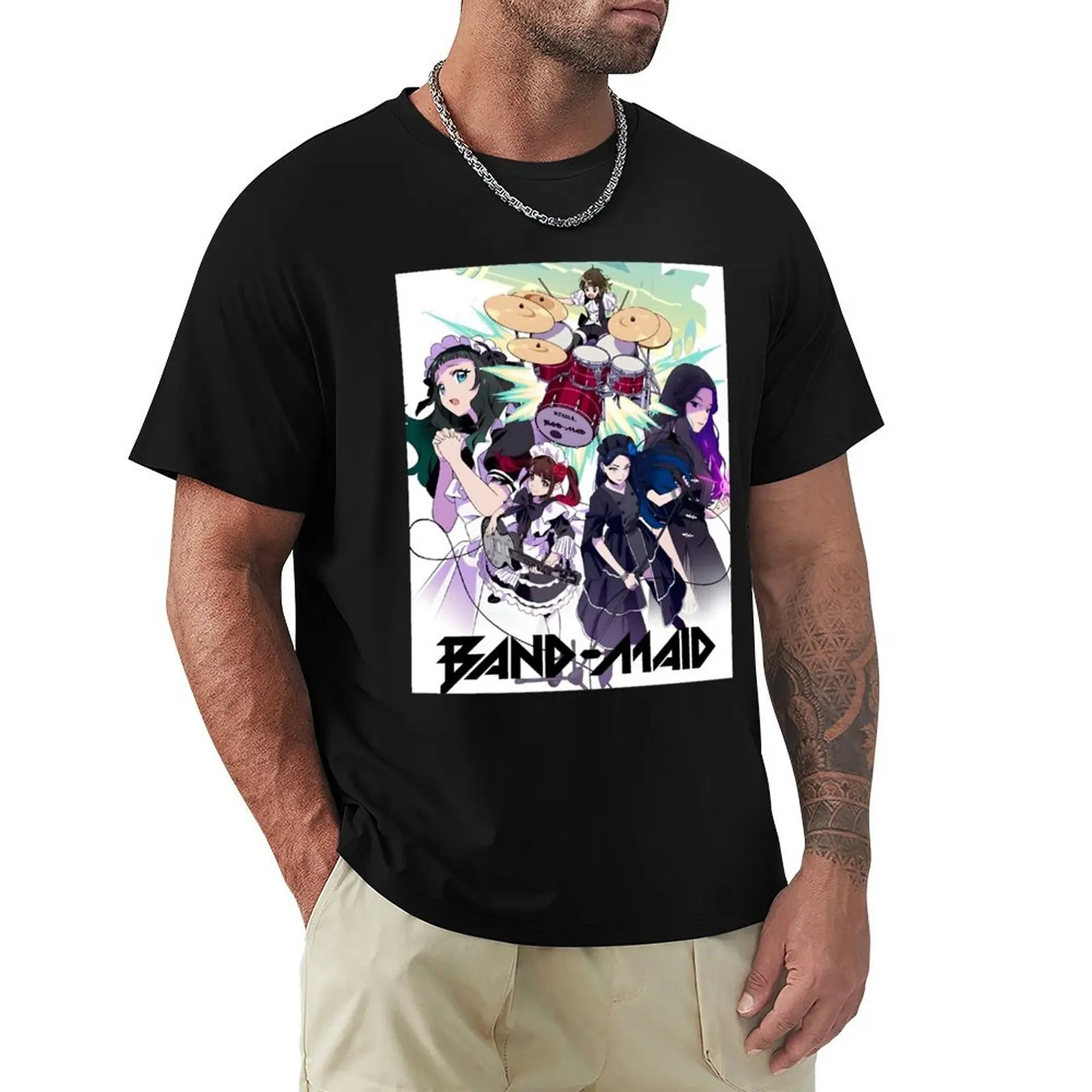 

Beautiful Model Light Blue Kawaii Music Vintage Retro T-Shirt vintage graphic tee anime clothes street wear mens t shirts pack