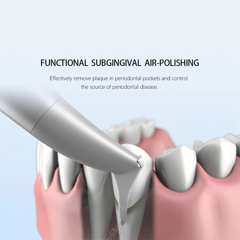 VV-cepillo de arena Dental ultrasónico, escalador para terapia Periodontal, escalado Dental, dispositivo de chorro de arena ultrasónico