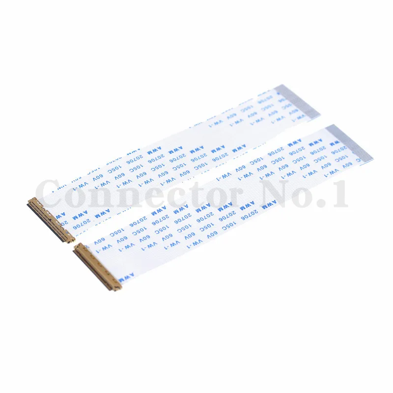 EDP screen cable 0.5MM 30P/40Pin AWM 20706 FFC flexible ribbon cable in the same/opposite direction