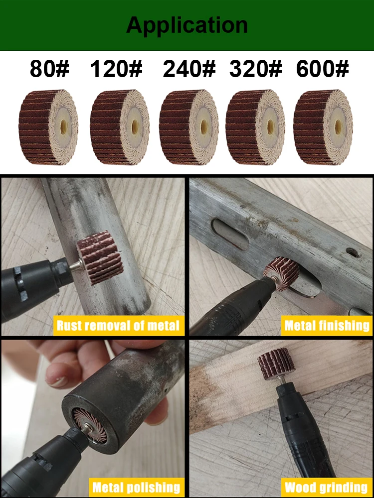 10 Stück 40*10/20mm Schleifpapier-Schleifscheiben Polierscheiben Schleifscheibe für Drehwerkzeug Dremel Zubehör – Detail 5