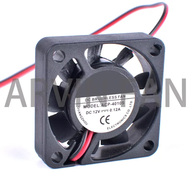 4cm 40mm Fan 40x40x10mm ACP-4010S DC12V 0.12A 2 Wires Cooling Fan For Motherboard North And South Bridge Chip And Chassis