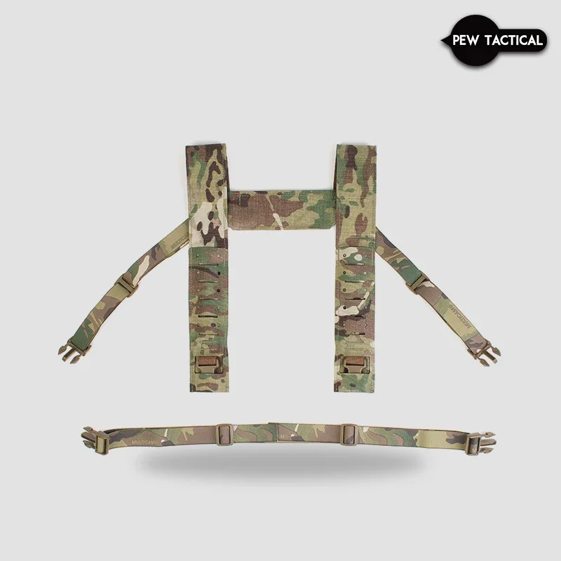 Imagem -02 - Pow Tactical ss Estilo Fat Strap Airsoft Universal H-arnês Mk4 Ua74