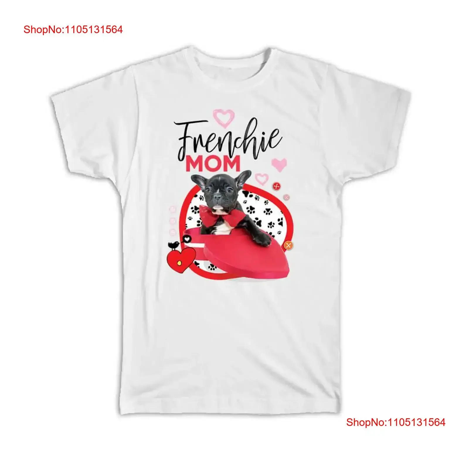 Camiseta bebé Bulldog Francés cachorro lindo perro Animal mascota globos de San Valentín vintage lavado homme streetwear versátil Unisex