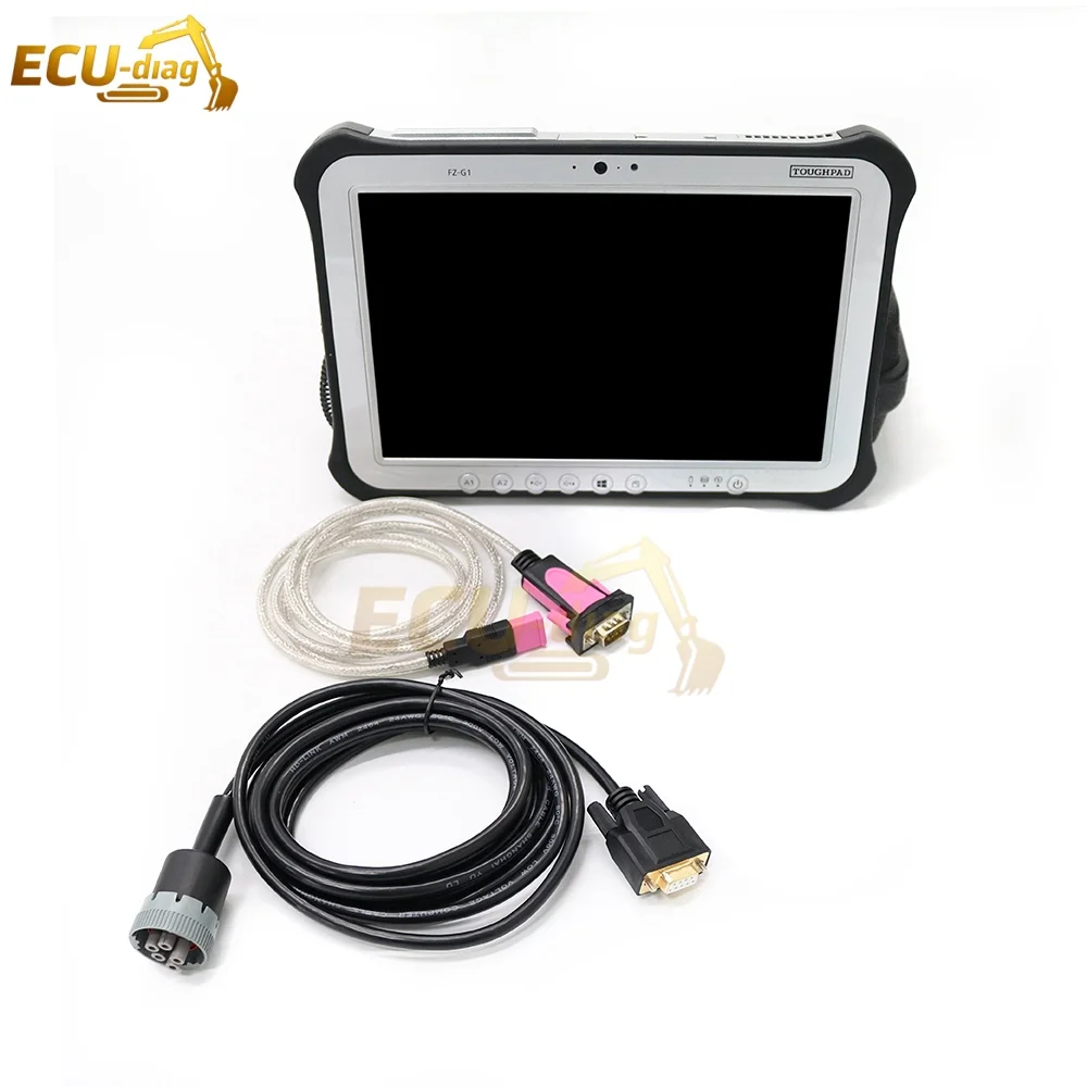 For Thermo King Diagnostic Tool 5.7 Software Forklift Service Tool OBD Scanner Wintrac CAN USB Interface Cable with CF-53 Laptop