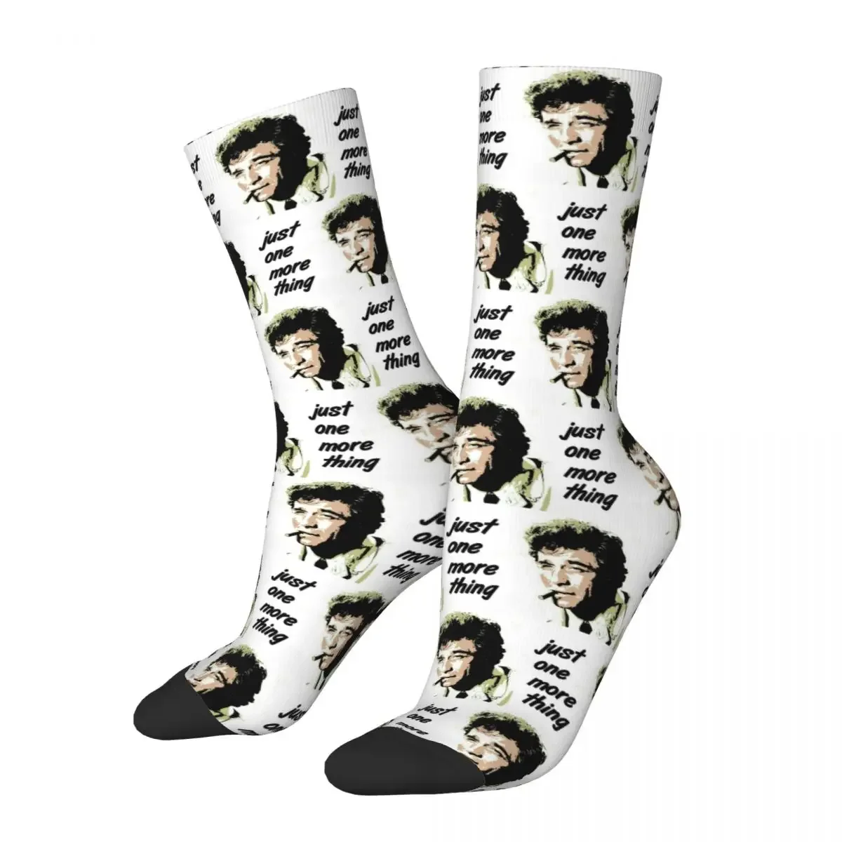 Columbo Socks Harajuku Super Soft Stockings All Season Long Socks Accessories for Man's Woman's Gifts