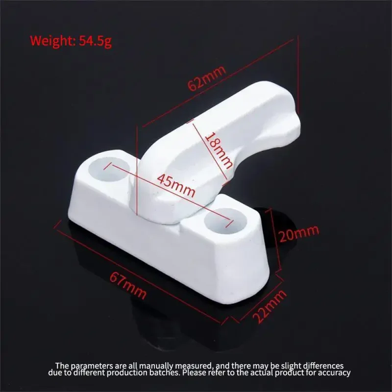 Aluminum Alloy Child Safe Security Window Door Sash Lock Safety Lever Handle Sweep T-lock Security Door Replacement Lock