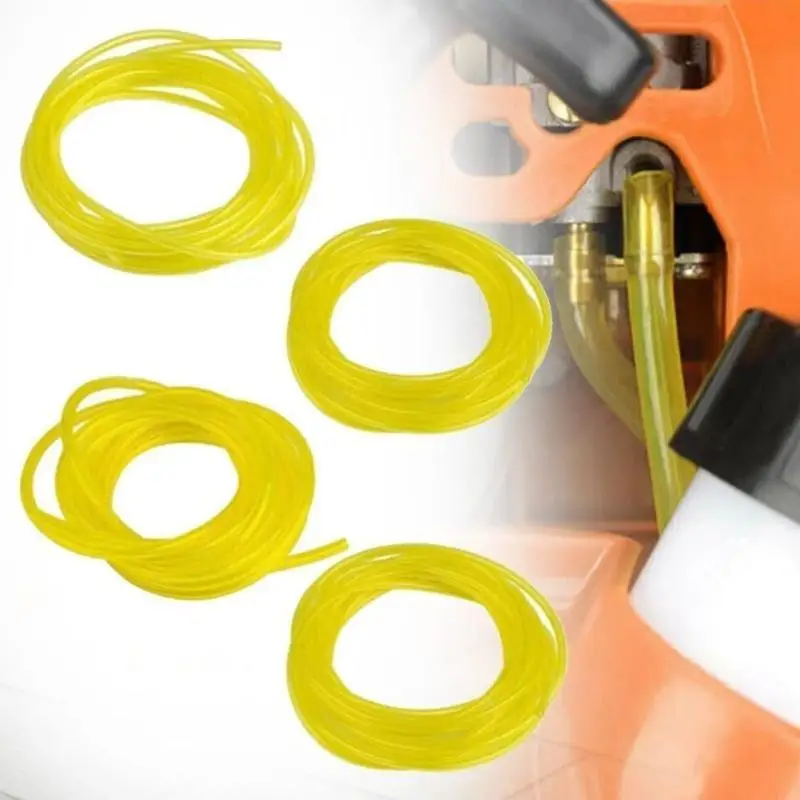 4PCS Petrol Fuel Gas Line Pipe Hoses Petrol Line For String Trimmer Chainsaw Saw Blower Grass Cutter Brushcutter Fitting