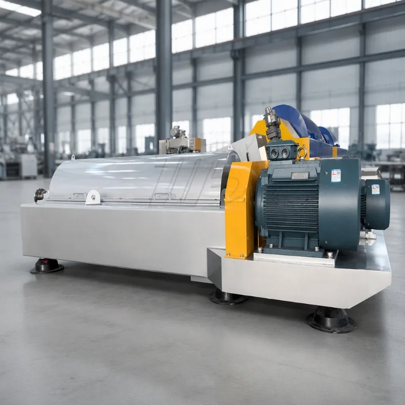 【Industrial】Automatic Three Phase Decanter Centrifuge Machine Separator For Olive Oil Palm Oil Sludge Processing