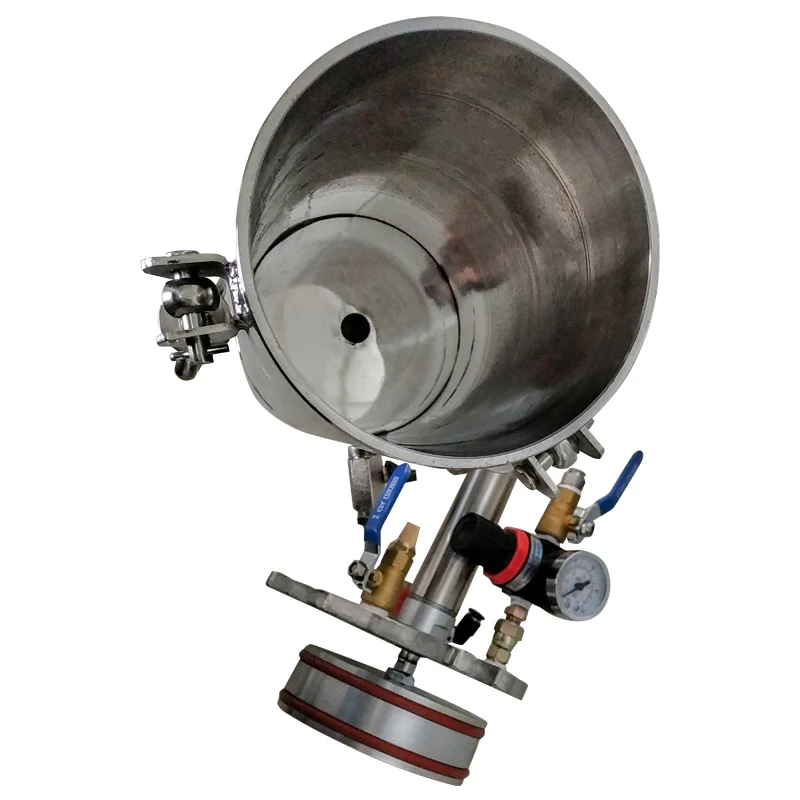 Industrial 2.5L Piston Pressure Tank with Cylinder High Viscosity Glue Sub Packaging and Gluing Cylinder Pressurization