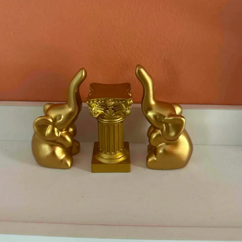 2/4pcs A Pair of Baby Elephant Ornaments Home Decoration Ornaments Desktop Ornaments Can Be Given As Gifts To Friends
