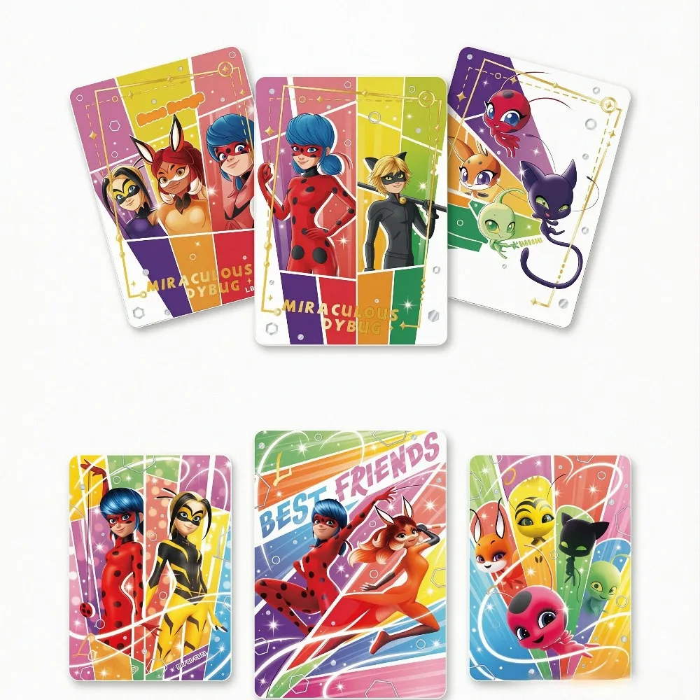 Miraculous Ladybug Cat Noir Instant Photo Card Sparkling Miracle Series Collectible Box Set Anime Merch Surprise Gift for Fan