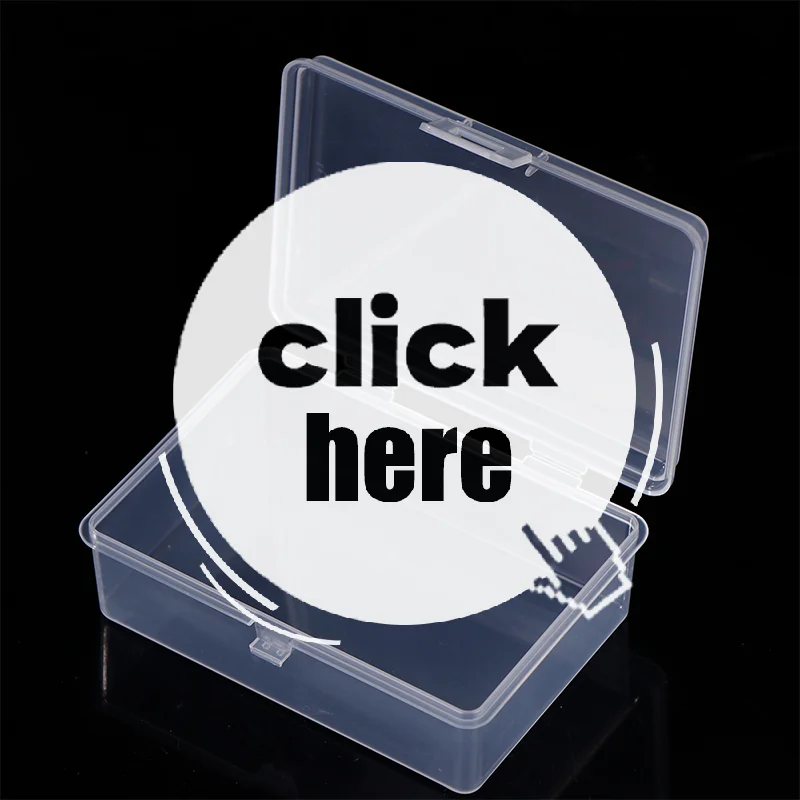 حافظات بطاقات بلاستيكية صغيرة شبه شفافة مجلد ماتي الوجه العلوي صندوق مجوهرات اكسسوارات تخزين تنظيم صناديق التعبئة والتغليف