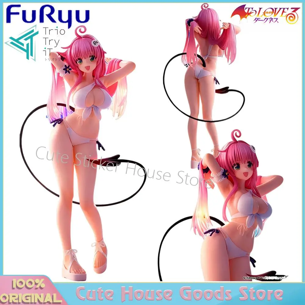 

[Pre-Order] Original Furyu Trio-Try-It To Loveru Darkness Lala Satalin Deviluke Anime Kawaii Girlfriends Figures Decoration Toys