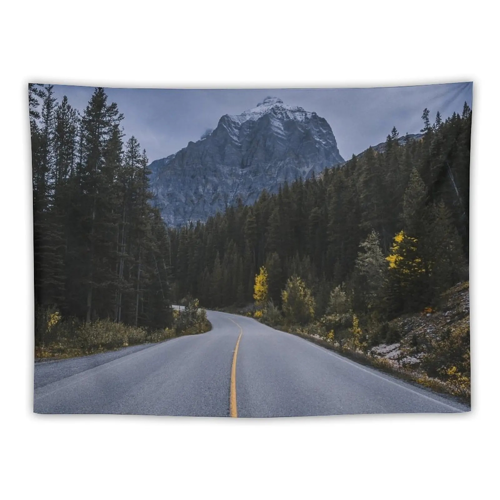 

Driving towards the mountains Tapestry Outdoor Decoration Decorative Wall Murals Room Decorations Wall Decor Hanging Tapestry