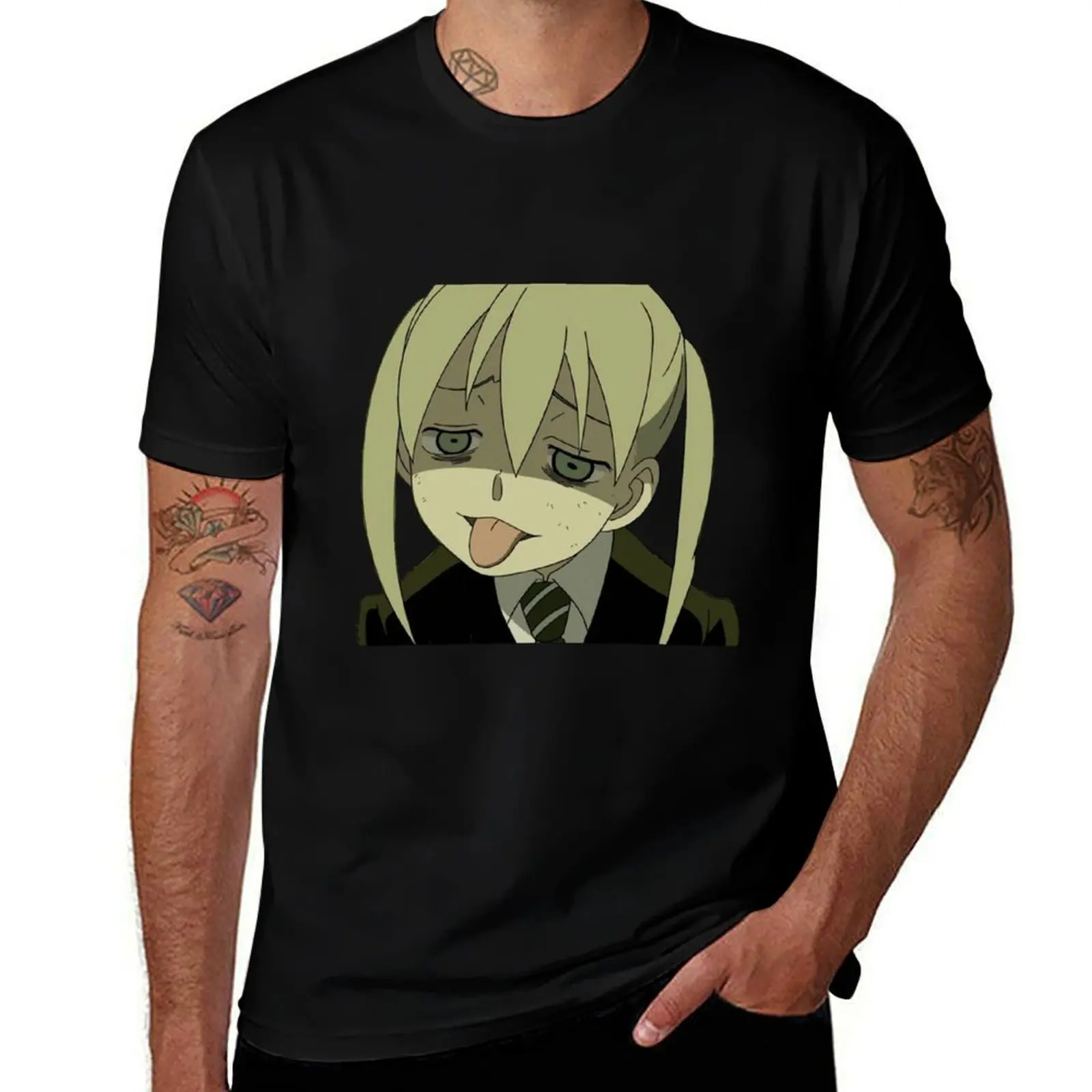 Maka Albarn T-Shirt Plus Size Solid Color T-Shirt
