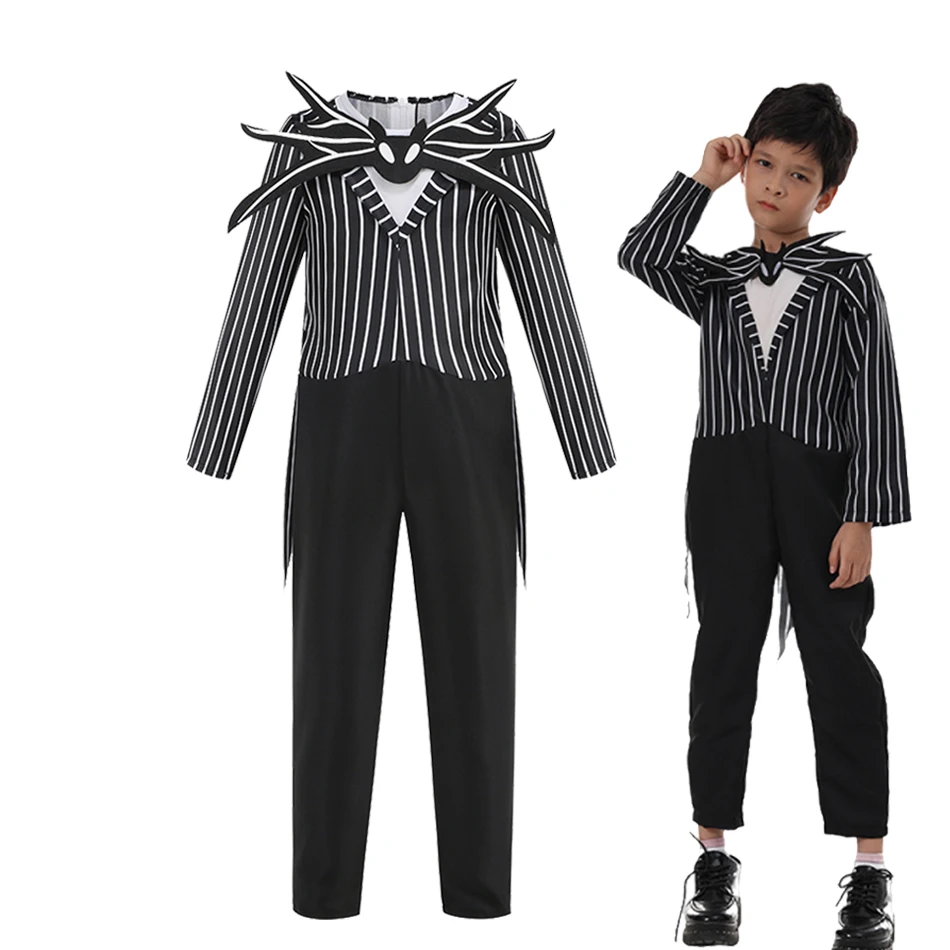 2026 Girls Horro Before Christmas Sally Halloween Cosplay Dress Party Kids Costume Boys Jack Gothic Clothes image 5