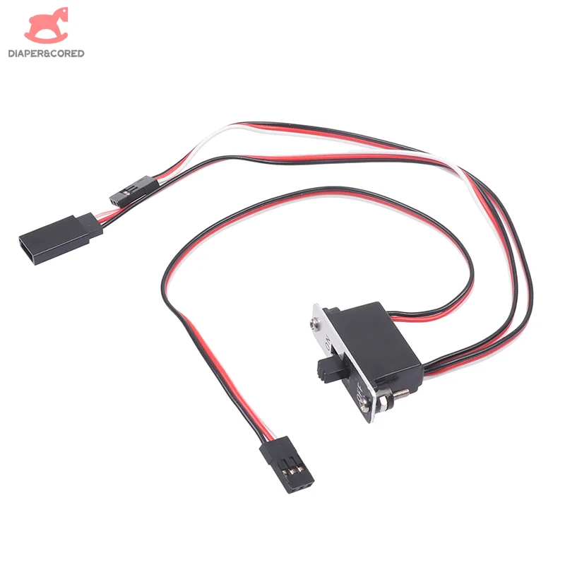 High Quality RC Switch On- Off With Spare Male Plug Heavy Duty W/FUTABA Connector Accessories