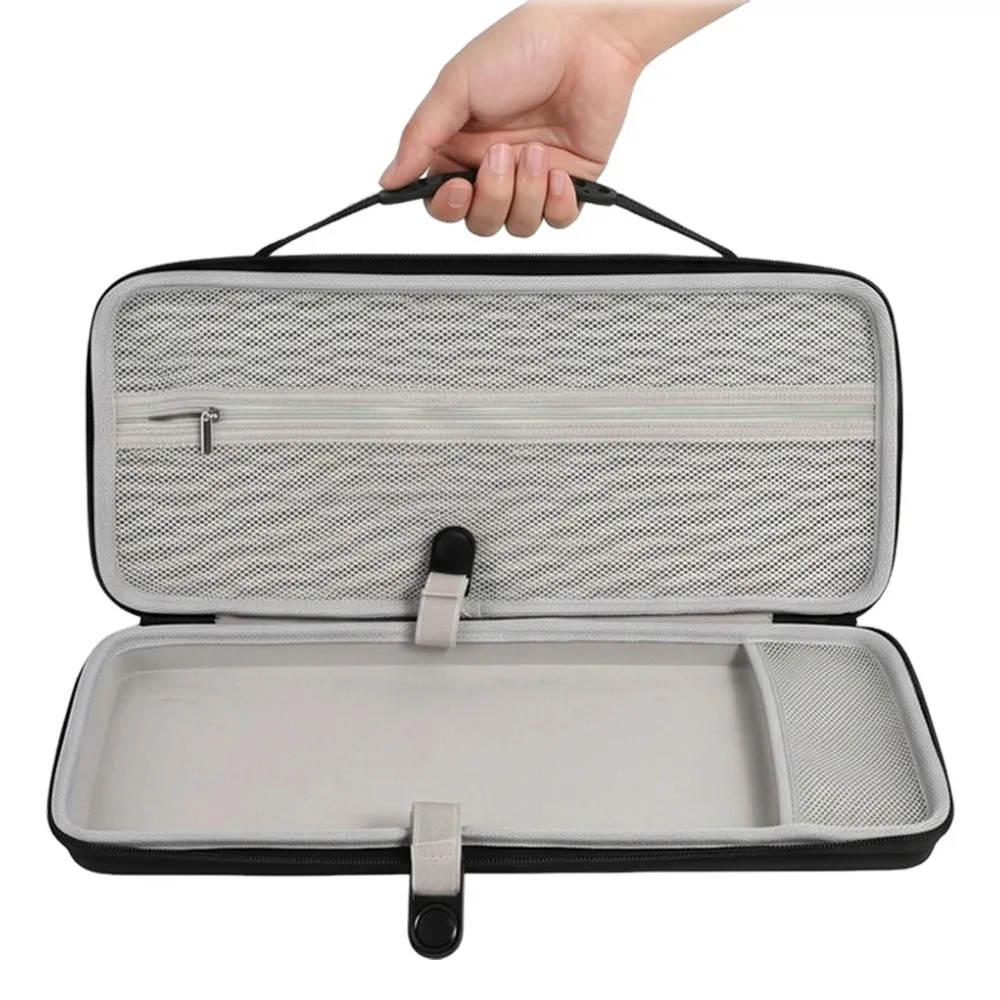 For Logitech Pop Keys Wireless Keyboard Carrying Case with Fixed Strap Keyboards & Mouse Combo Bag Anti-Scratch for Outdoor Trip