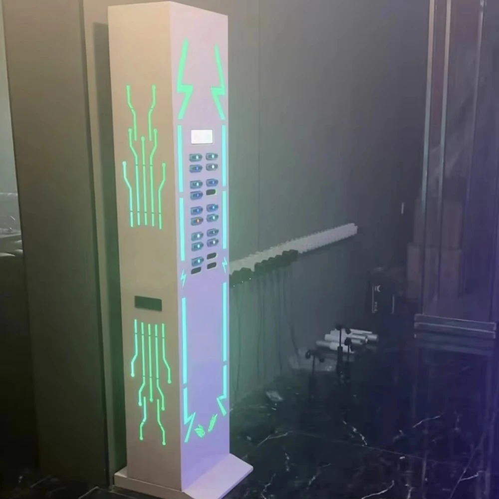 Heycharge 16/20 Slots Bar KTV Self-Service Power Bank Cabinet Floor-Standing Colorful Fast Charging Code Scanning for Outdoor