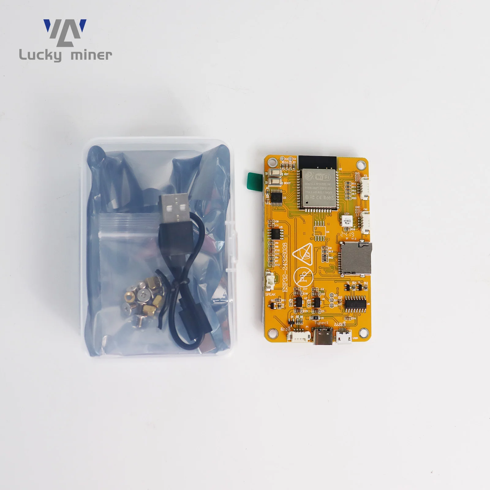 LV04 Bitcoin NerdMiner V2 2.8 Inch Solo Miner | 1000KH/s SHA-256 Home BTC Mini Crypto Miner | Plug & Play Low Power Machine