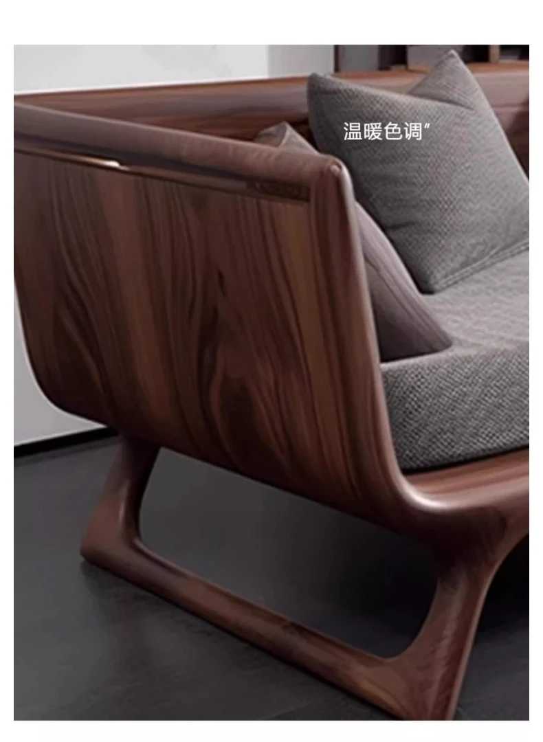 

Новая китайская кровать Arhat, диван-наложница, дзен, североамериканский, черный орех, прямой рядный диван, диван из массива дерева