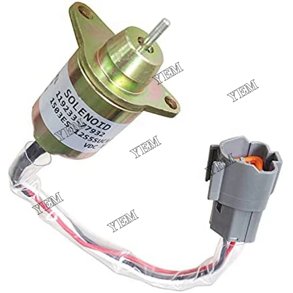 For Volvo EC20C EC27C EC55B EW55B ECR58 ECR88 ECR28 Stop Solenoid VOE14521915