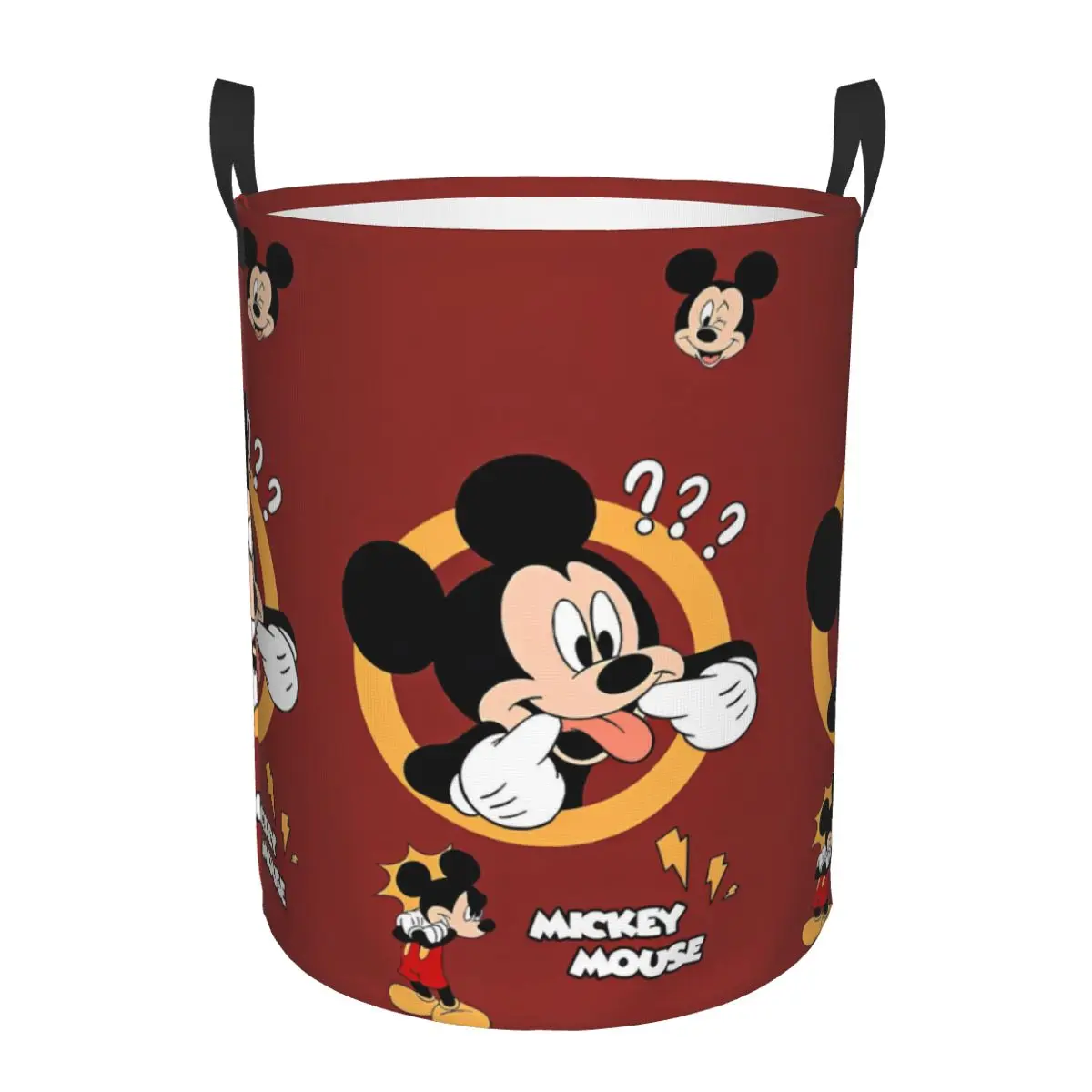 Disney Mickey Mouse Laundry Hamper Baskets PlayRoom Storage Basket for Kids