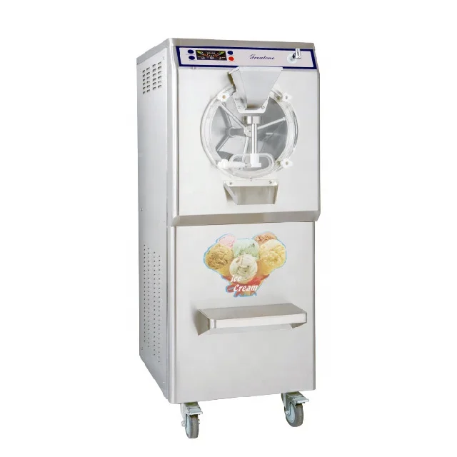 CE ROHS Approved Commercial Vertical Standing Hard Ice Cream Machine stainless steel 2022 hot sale