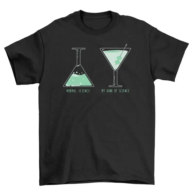 Camiseta Normal My Kind Science Cocktail - Mixologia divertida! Camiseta divertida com estampa de Unis