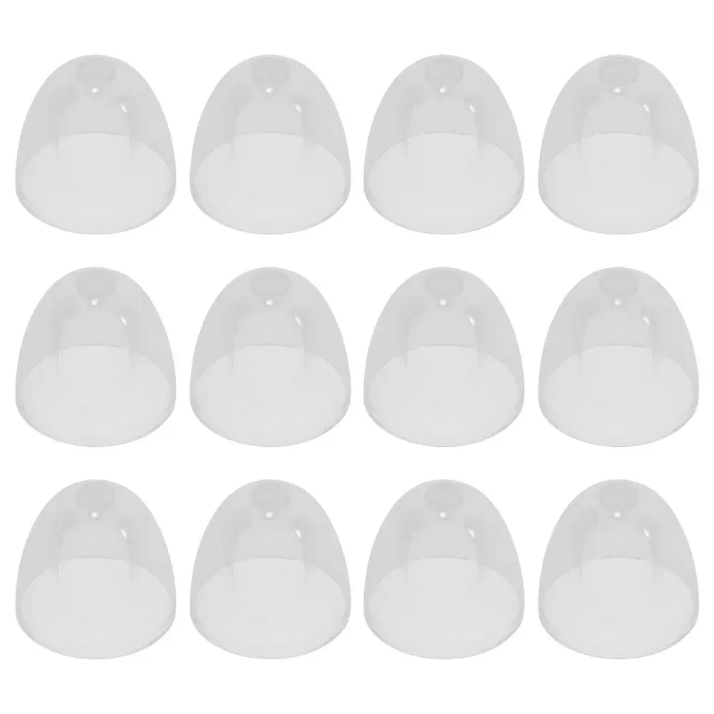 12Pcs Baby Bottle Cap Set Wide Neck Leakproof Dustproof Screw on Plastic Dome Lids for Feeding Bottles Travel Outdoor Daily Use