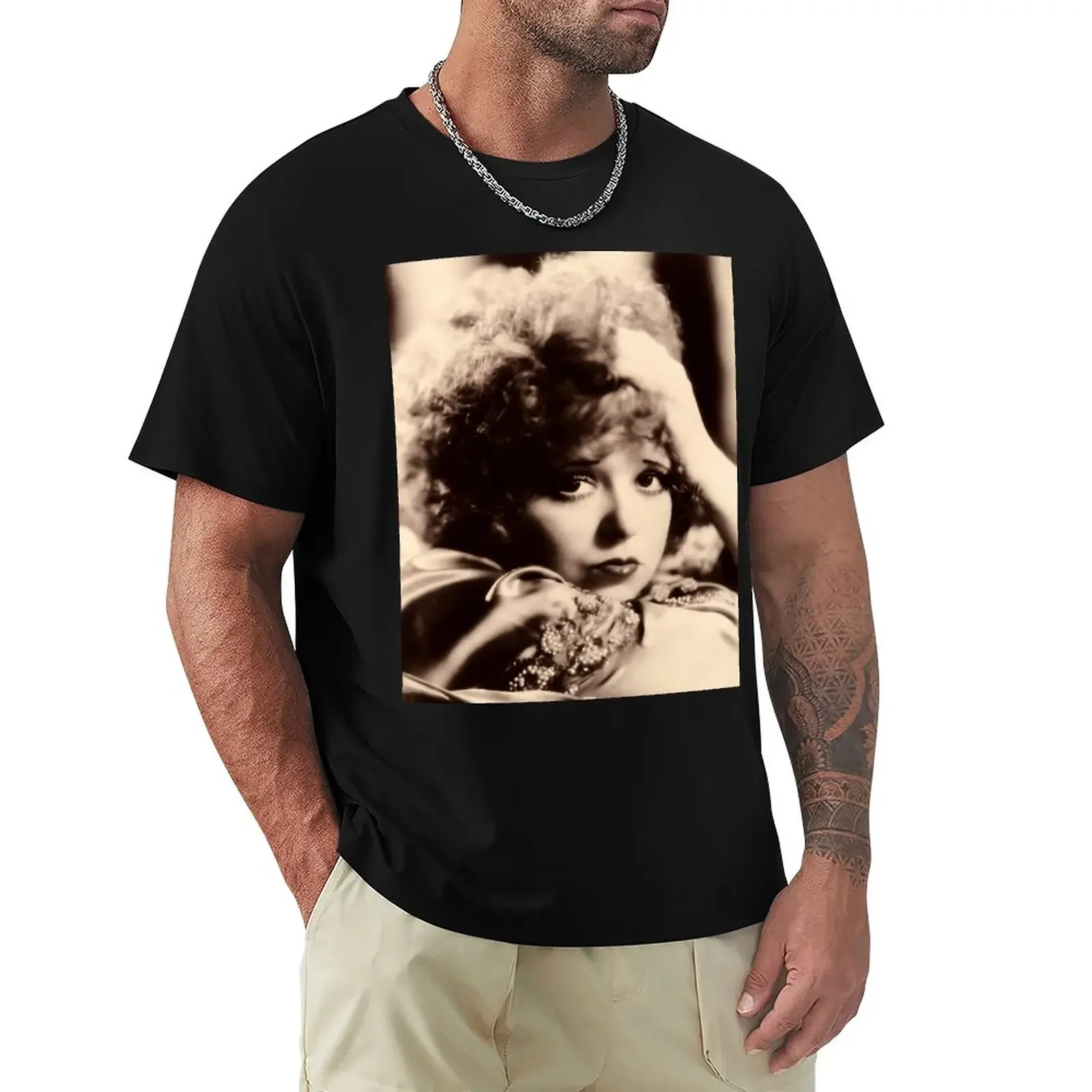 Clara Bow You are Beautiful T-Shirt customizeds blacks summer top tees mens clothes