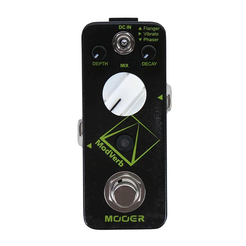 MOOER MRV4 Modverb Pedal｜Reverb+Flanger+Vibrato+Phaser｜4-in-1 Modulation｜Stage/Studio Essential