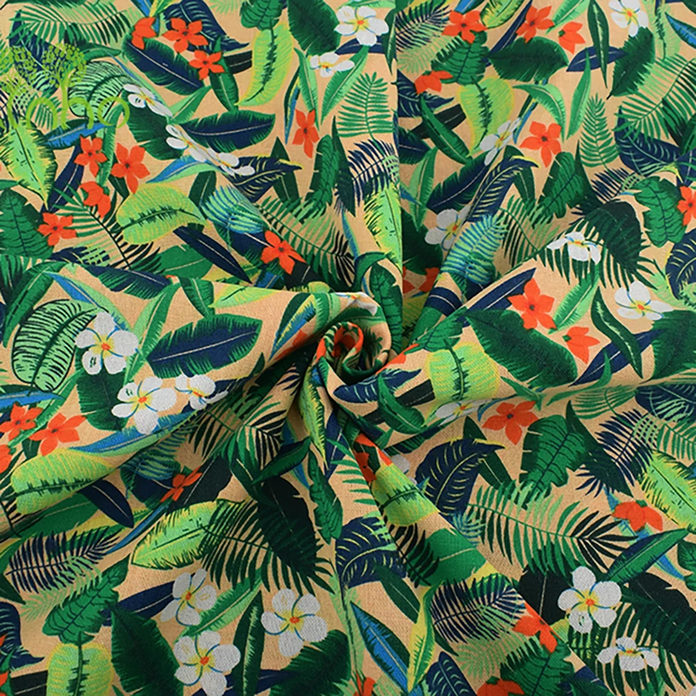 Chainho,Printed Cotton Linen F - Sewing Geotextile Fabric recension och pris