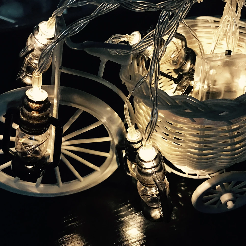 

2 Meters Retro Lantern Indoor Decoration Vintage Festive Party Lights Small String