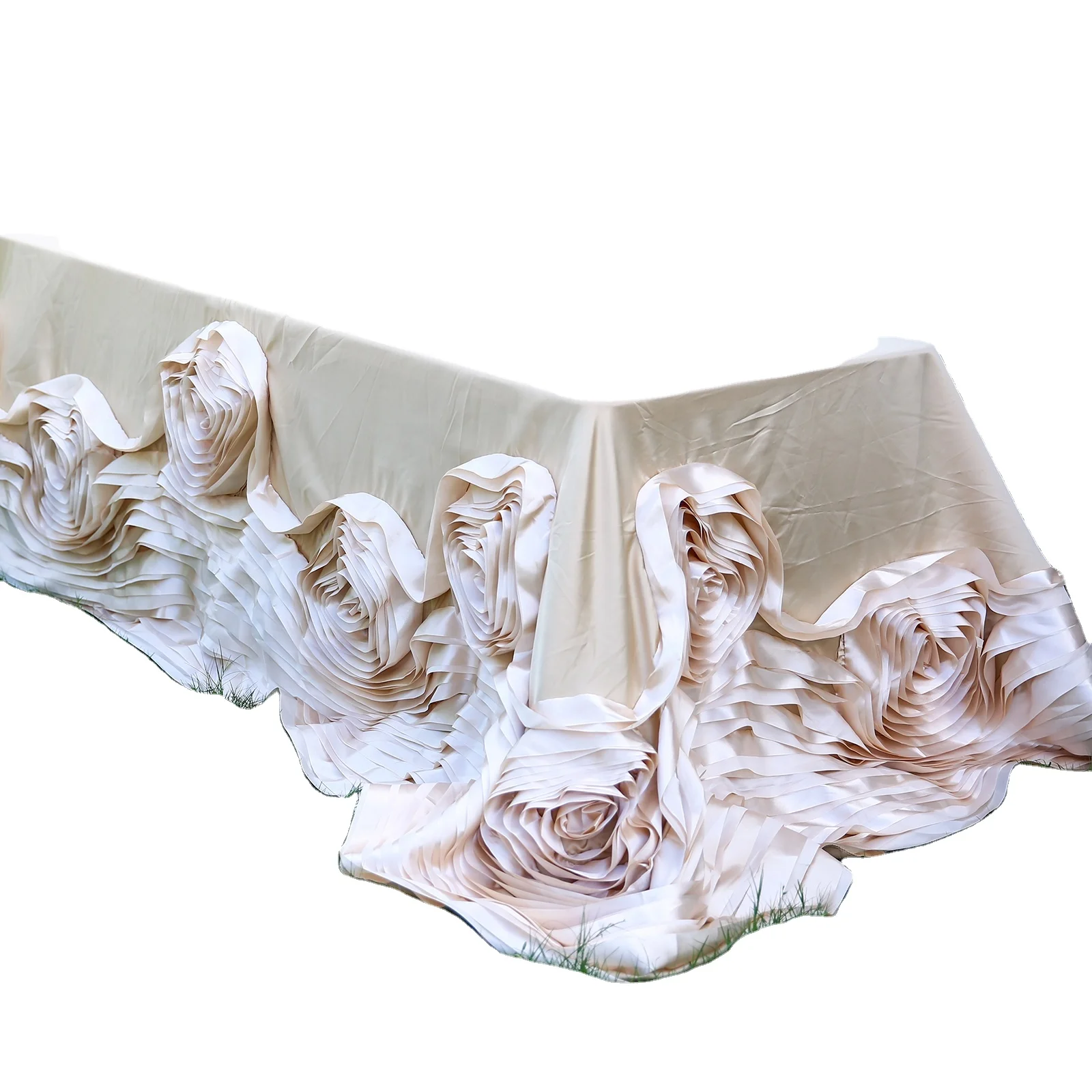 

90X132 inch rectangular tablecloth 100% polyester wedding banquet birthday party table overlay indoor outdoor events