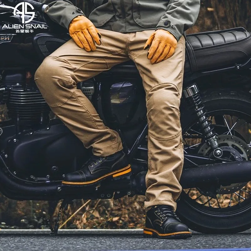 Alien Snail Riding Shoes Men's Motorcycle Retro Boots British Style Casual Leather Locomotive Shoes Waterproof