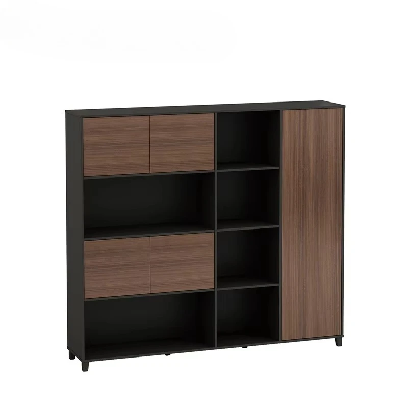 Library Bookcase Provincial Bookcase MDF Modular Corner Bookcase Office Cabinet Furniture