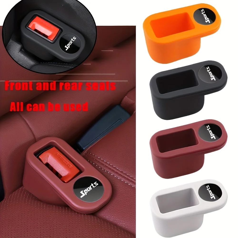 

2-Pack Heavy-Duty Seat belt buckles - Non-Slip Grip, Compatible with Most Cars, Trucks, SUVs - Secure Fastening Clips