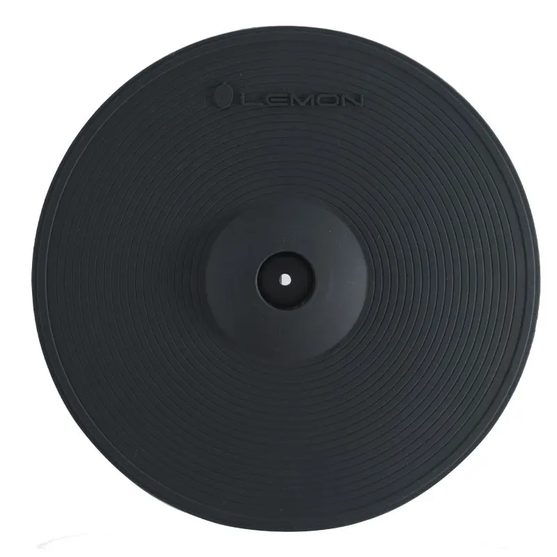 Lemon Drum Cymbal 15" 2zone Crash Cymbal with Choke Full-covered for Electronic Drum Kit