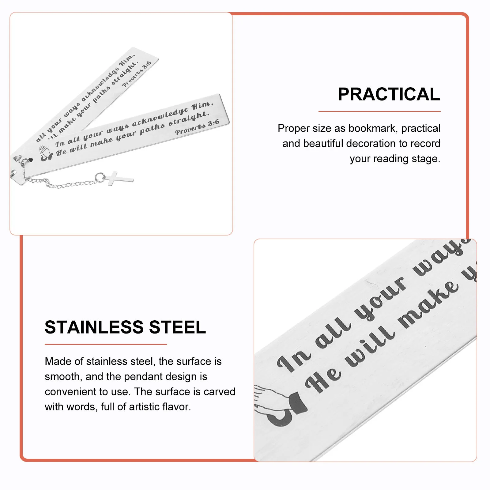 

2Pcs Metal Bookmark Creative Book Reading Page Marker for Women Men Reading Supplies Gift Ideas Metal Bookmark