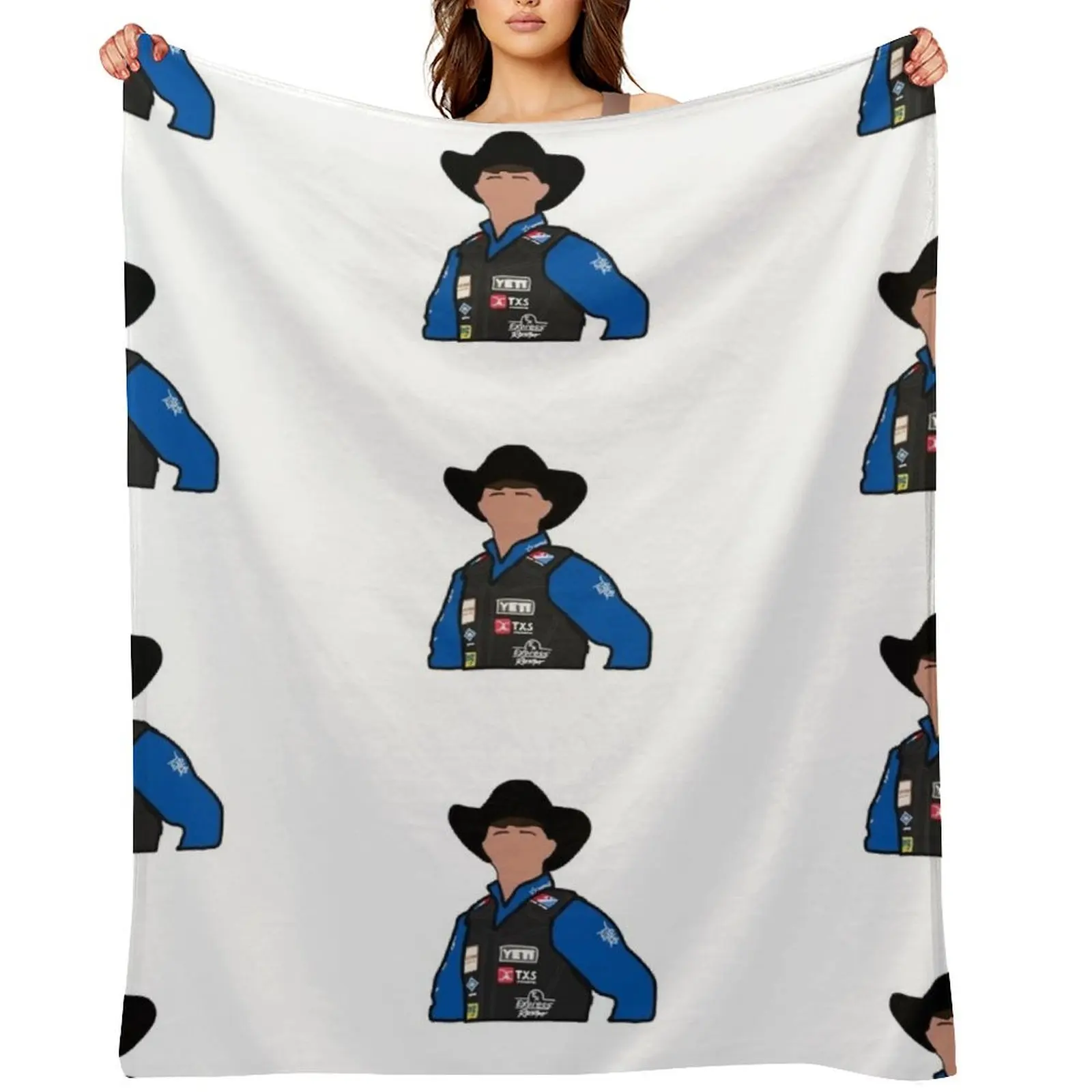 

Stetson Wright Throw Blanket funny gift Hair for sofa warm for winter Blankets