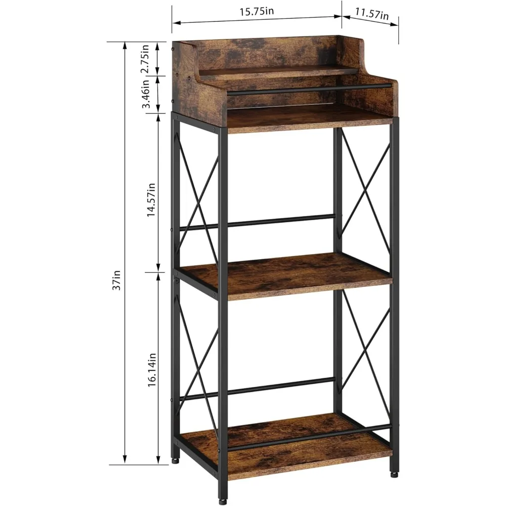 Rak Display Botol Minuman Keras KLM, Rak Organizer Sirup Kopi, Rak Anggur 3 Tingkat untuk Meja, Mini Bar, Rak Bar Retro untuk W