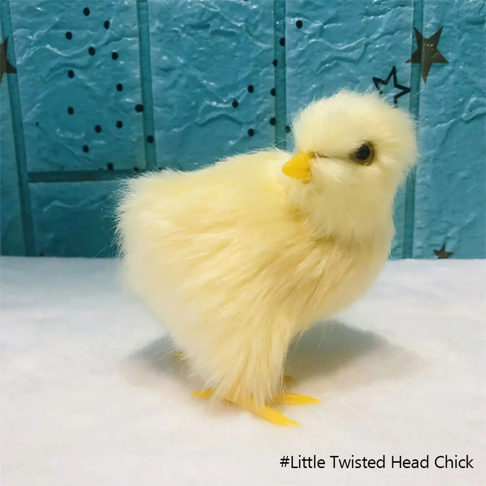 Simulation Chick Decor Plush Chicken Model, Cute Gift